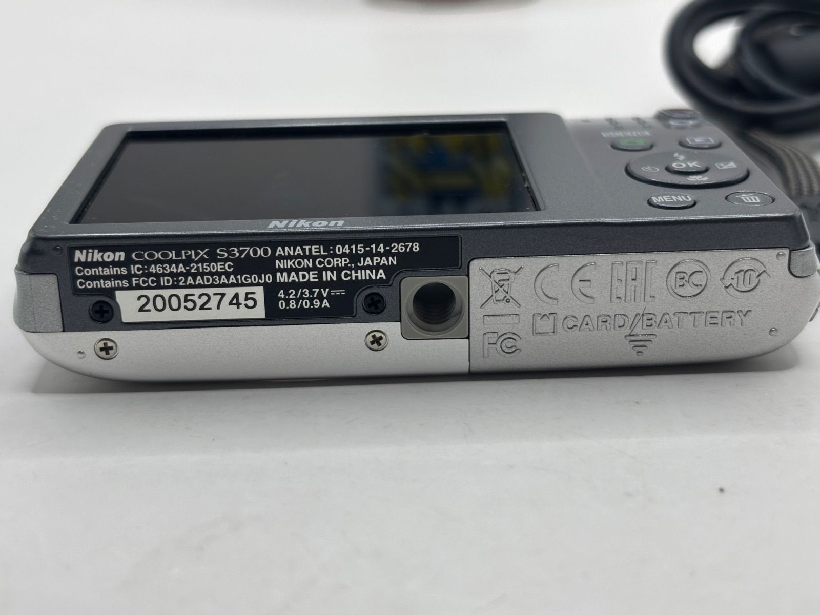 説明書 ニコン Coolpix S3700 デジタルカメラ