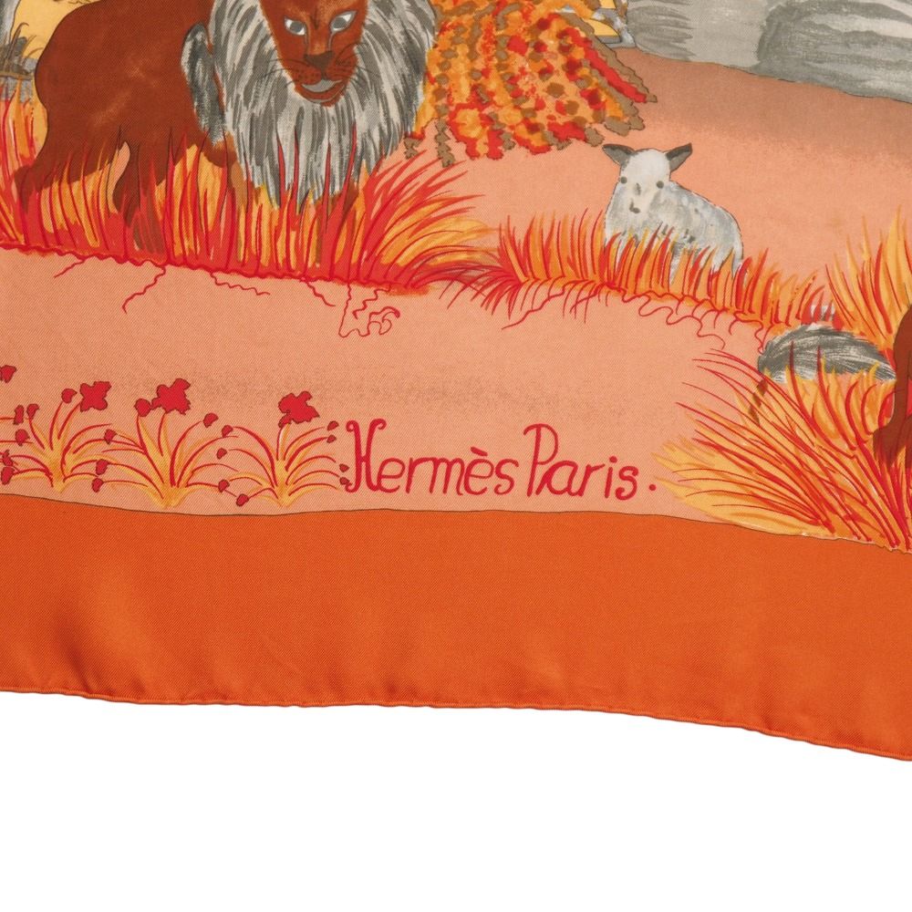 HERMES エルメス Nuba Mountain ヌバマウンテン カレ90 スカーフ