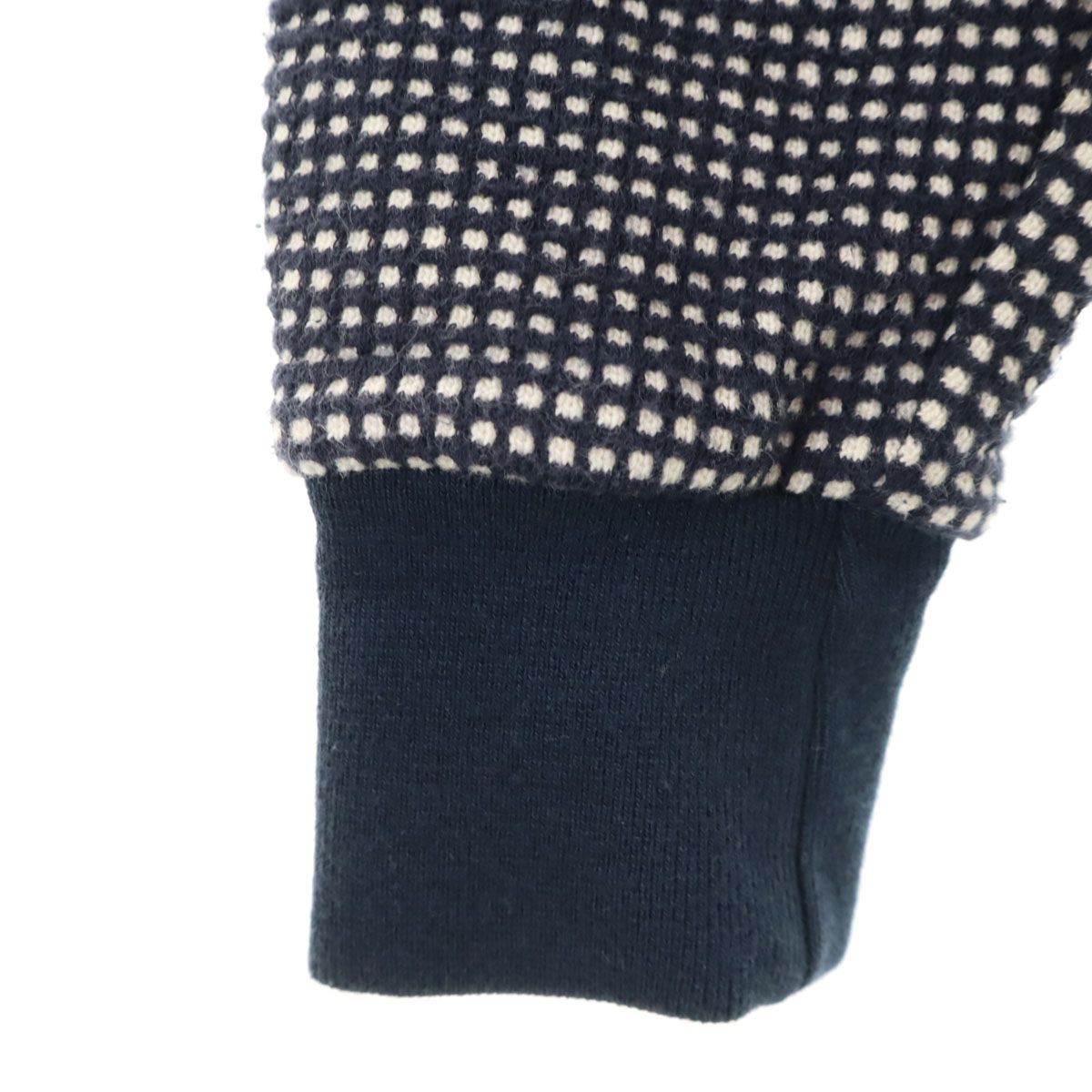 MAISON KITSUNE メゾンキツネ ポルトガル製 長袖 ワッフル ニット XS 