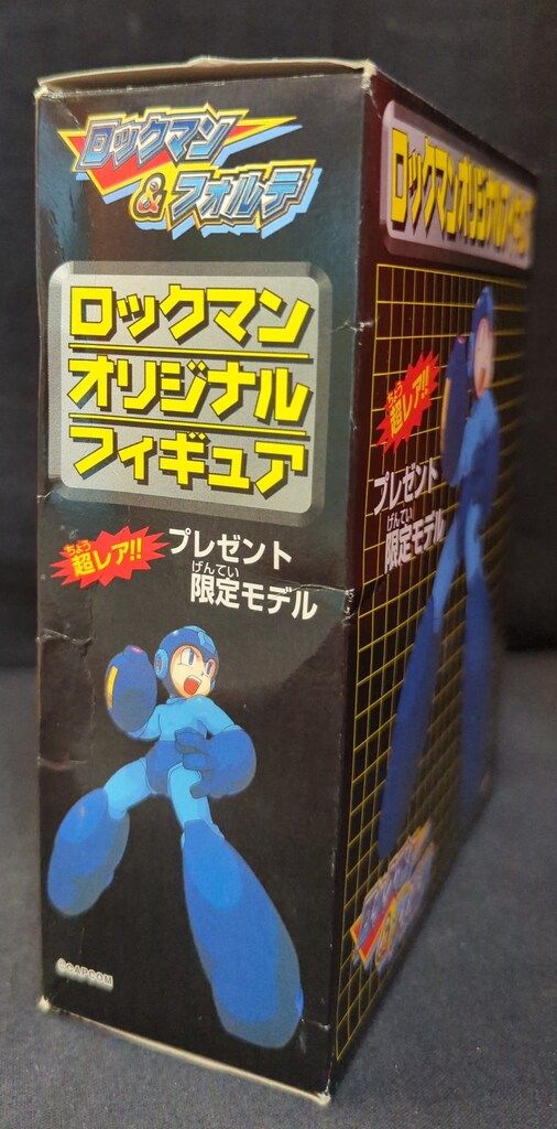 ロックマン オリジナルフィギュア カネボウ MEGAMANグッズ 当時 バンダイ/カネボウ メガアーマー/ロックマン 抽プレ)ロックマン