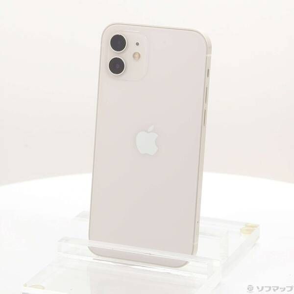 中古品〕 iPhone12 256GB ホワイト MGJ13J／A SIMフリー【262】 中古品