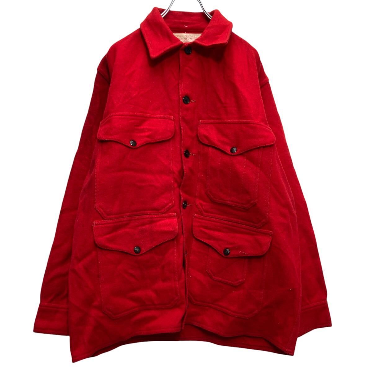 Filson Mackinaw ウール ジャケット L~ レッド フィルソンマッキーノ