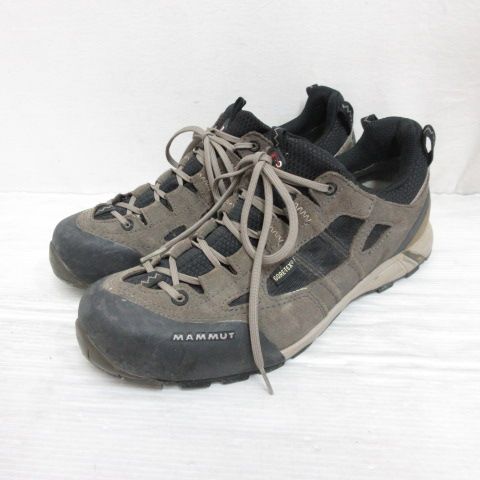 マムート MAMMUT REDBURN GTX レッドバーン トレッキング シューズ GORE-TEX UK6 25cm相当 カーキ 登山靴 AA
