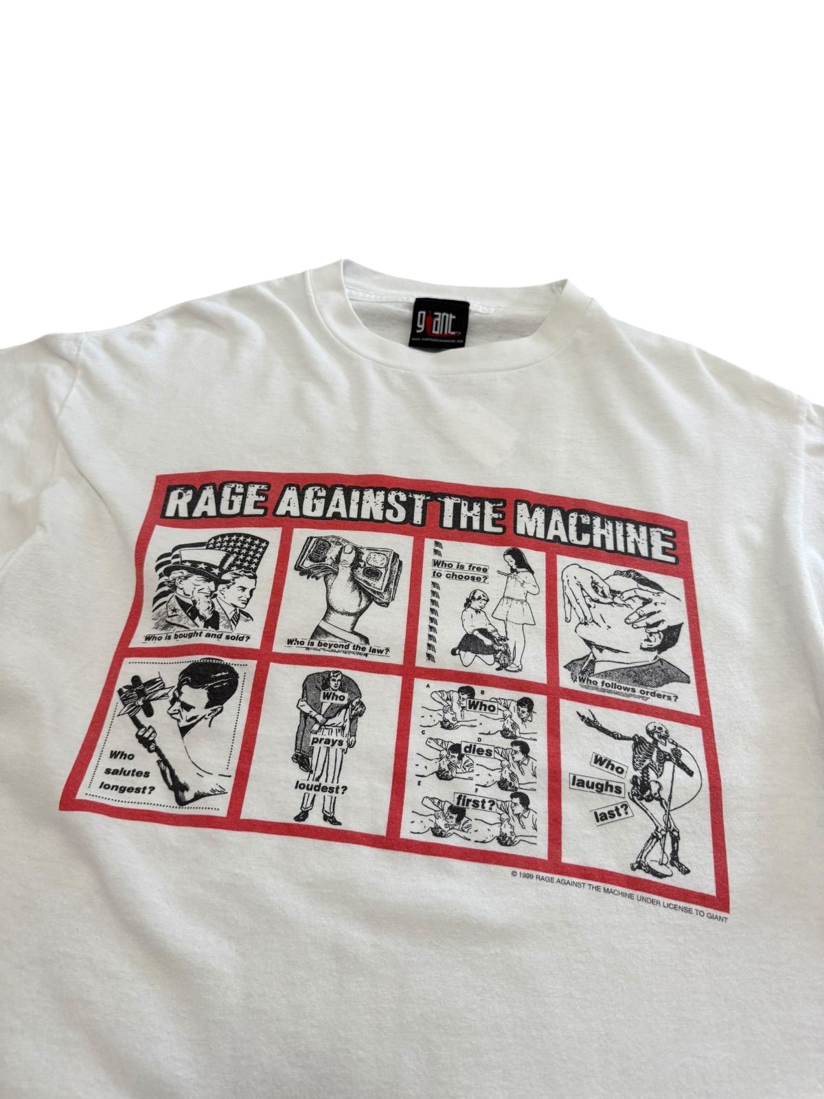 90s Rage Against The Machine Barbara Kruger T-shirt (L) レイジ T