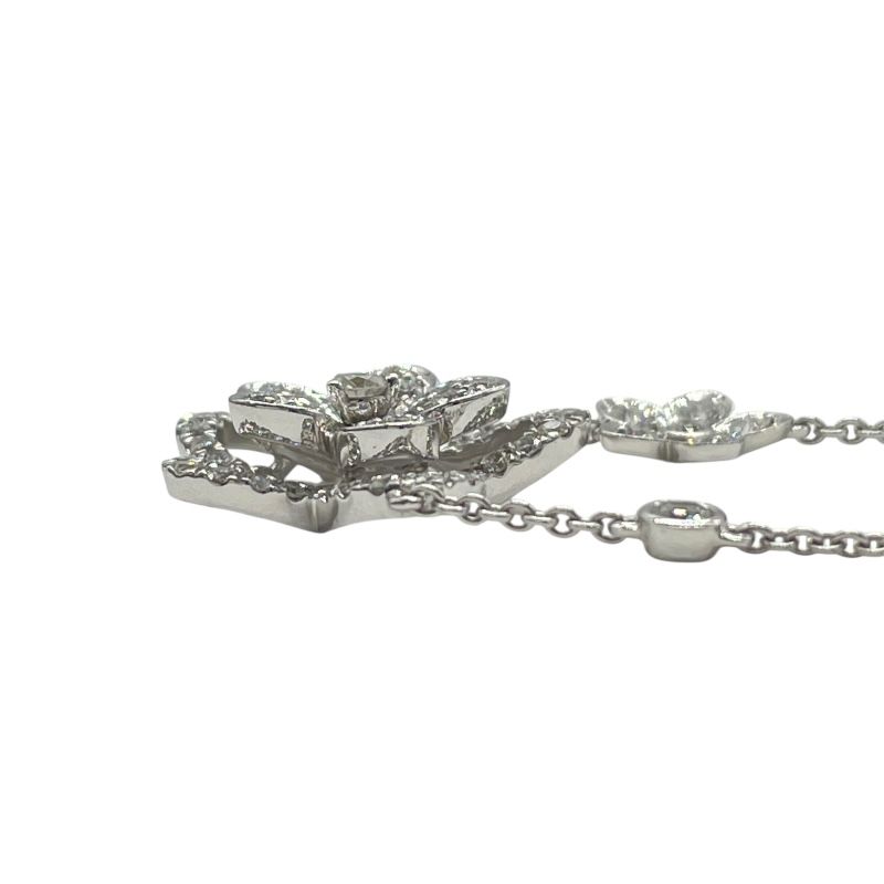 Vantique goldcross garnetcharm ネックレス グラフ GRAFF ワイルドフラワー ダイヤモンドネックレス K18WG