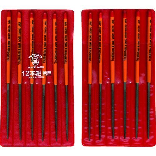 7営業日以内発送 ツボサン TSUBOSAN KA012-01 組ヤスリ １２本組 角 荒目 KA01201 沖縄離島販売不可