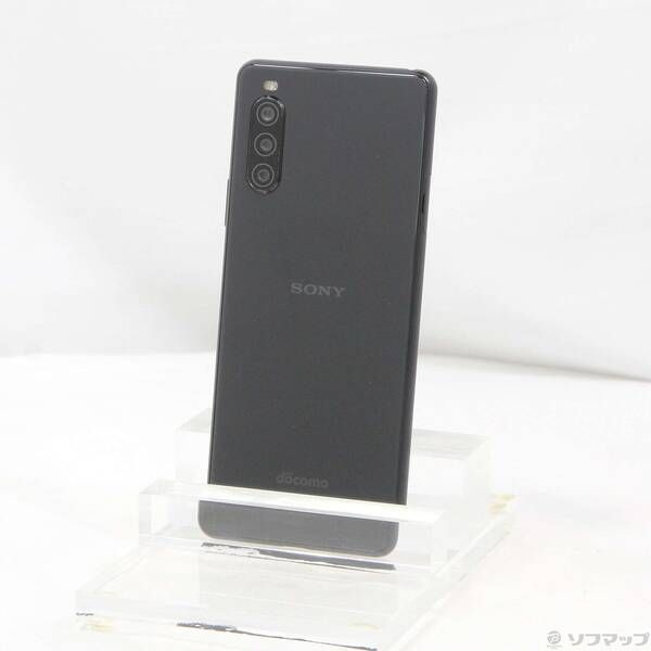 スマートフォン・携帯電話 〔品〕 Xperia 10 II 64GB ブラック SO-41A
