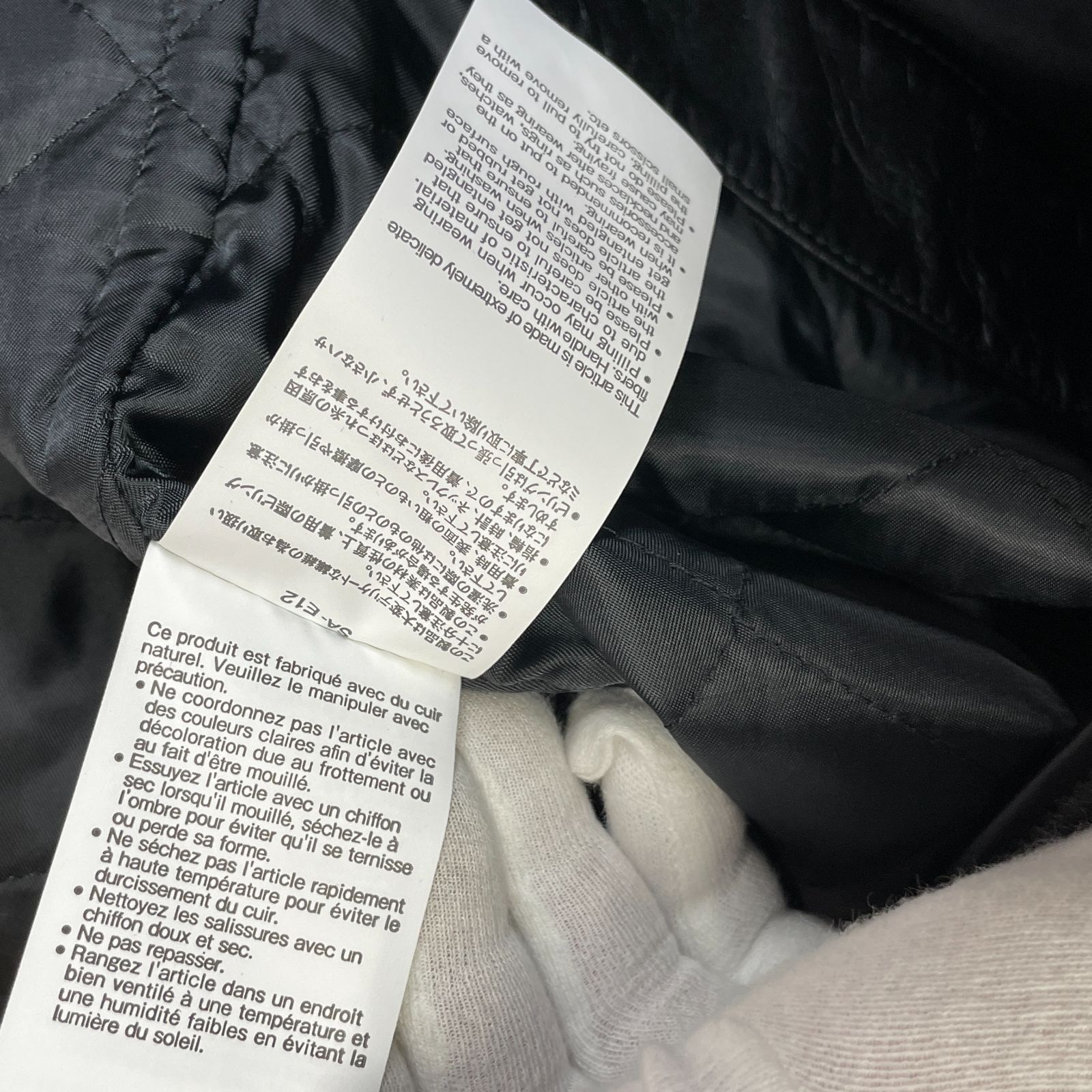 中古美品 sacai × Schott スーチングコート 22-02874M 1 - メルカリ