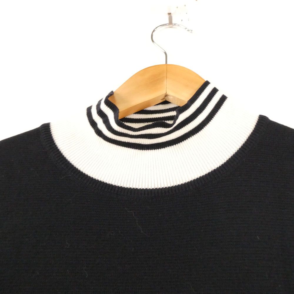  FOXEY YORK フォクシー 40727 ノースリーブニットトップス 38 Sサイズ相当 テンセル他 ハイネック レディース ノースリーブ ニット セーター