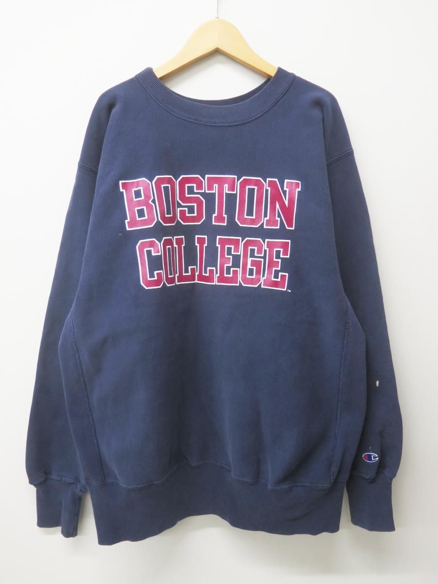Champion チャンピオン 90s BOSTON COLLEGE リバースウィーブ 両面