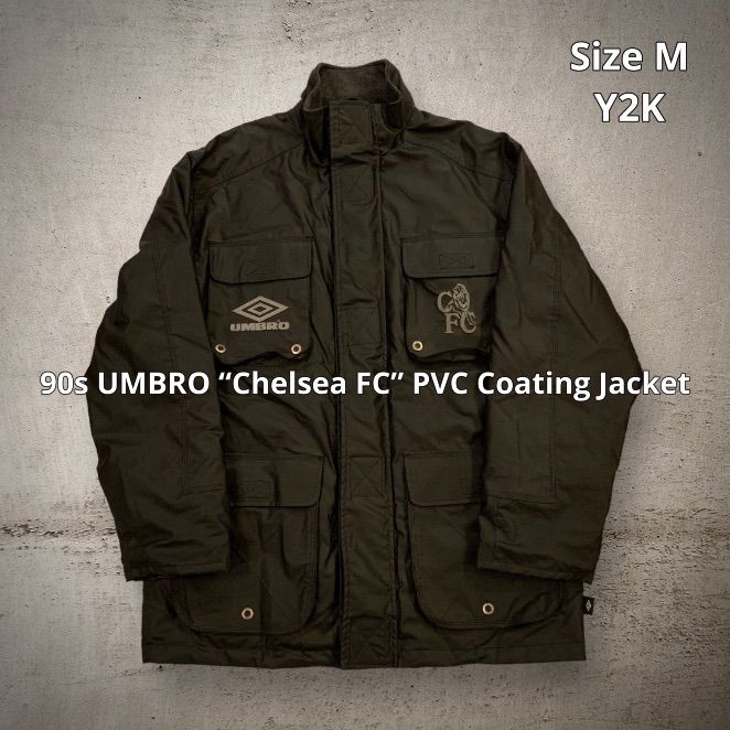 90s UMBRO “Chelsea FC” PVC Coating Jacket アンブロ チェルシーFC 