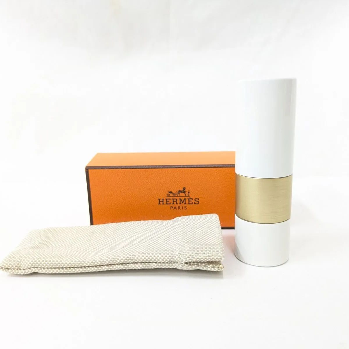 未使用 HERMES ルージュ エルメス ボーム ドゥ ソワン プール レ