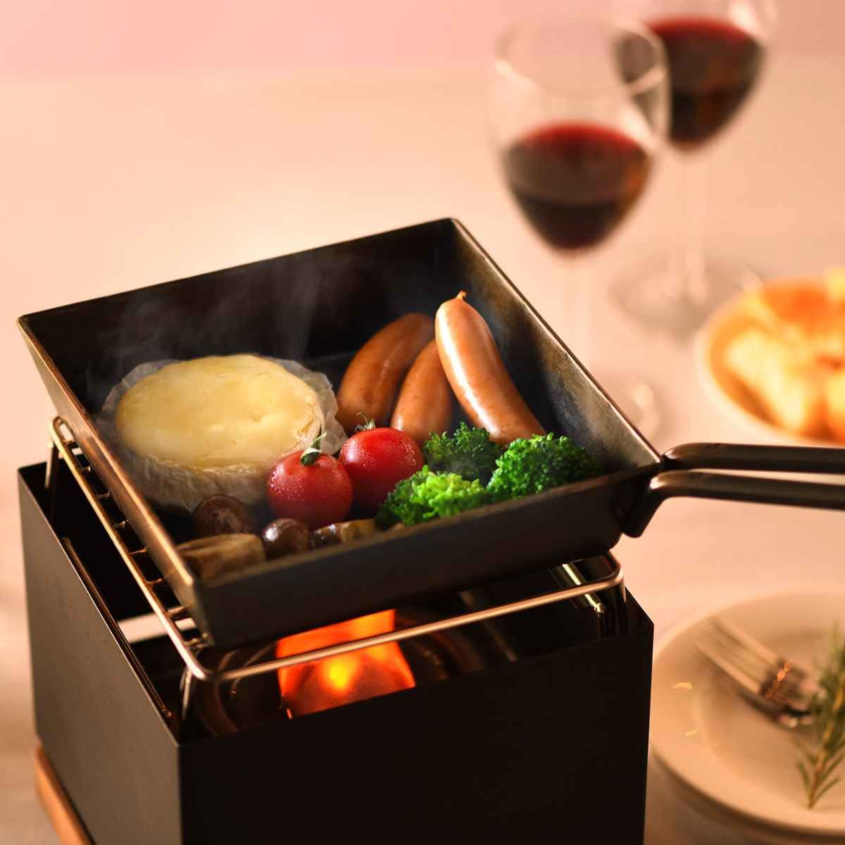 フライパン APELUCA コンパクトディープパン フタ付き 鉄製 日本製