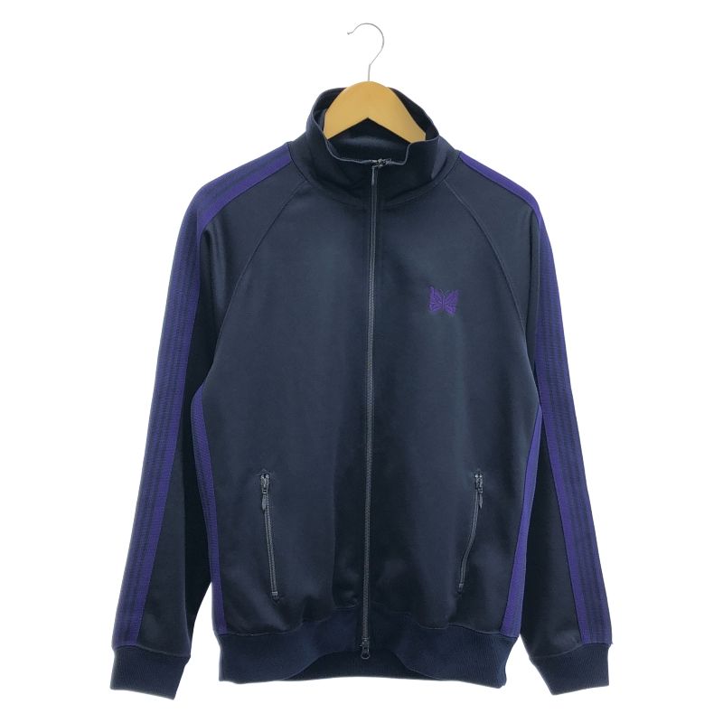 中古】Needles Track Jacket M NS244 ネイビー パープル ニードルス