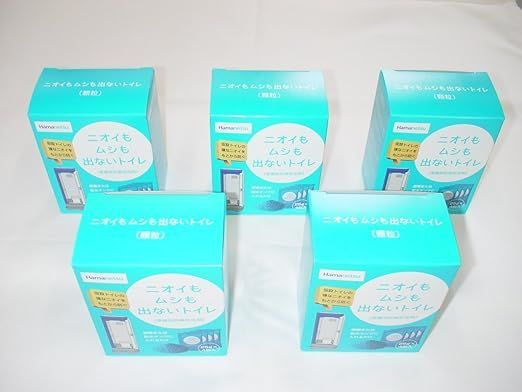 仮設トイレ用防臭 防虫剤 ニオイもムシも出ないトイレ 25ｇ×4包 ×5箱セット