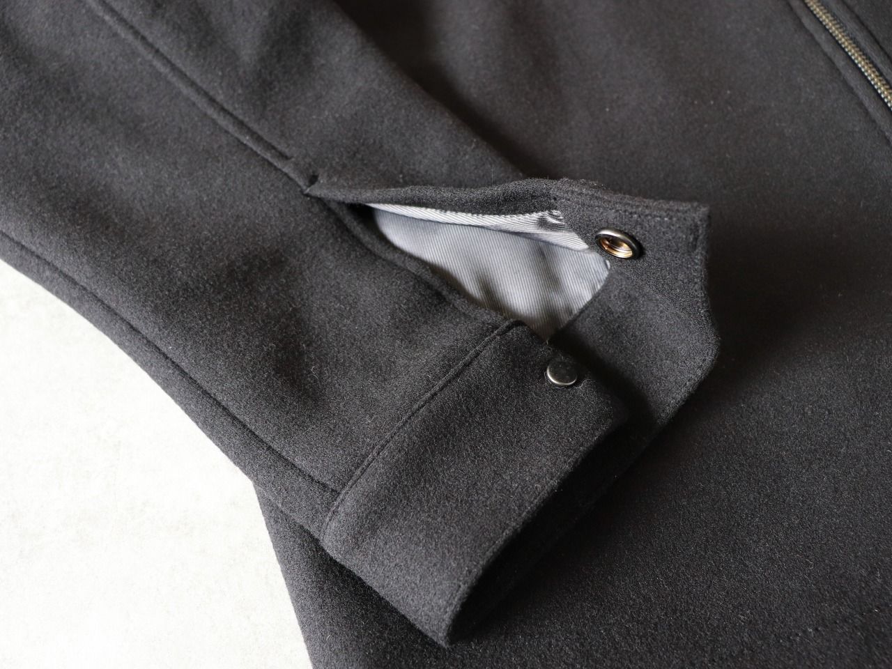 SALE】LiSS / Soutien Collar Wool Blouson - BLK - メルカリ