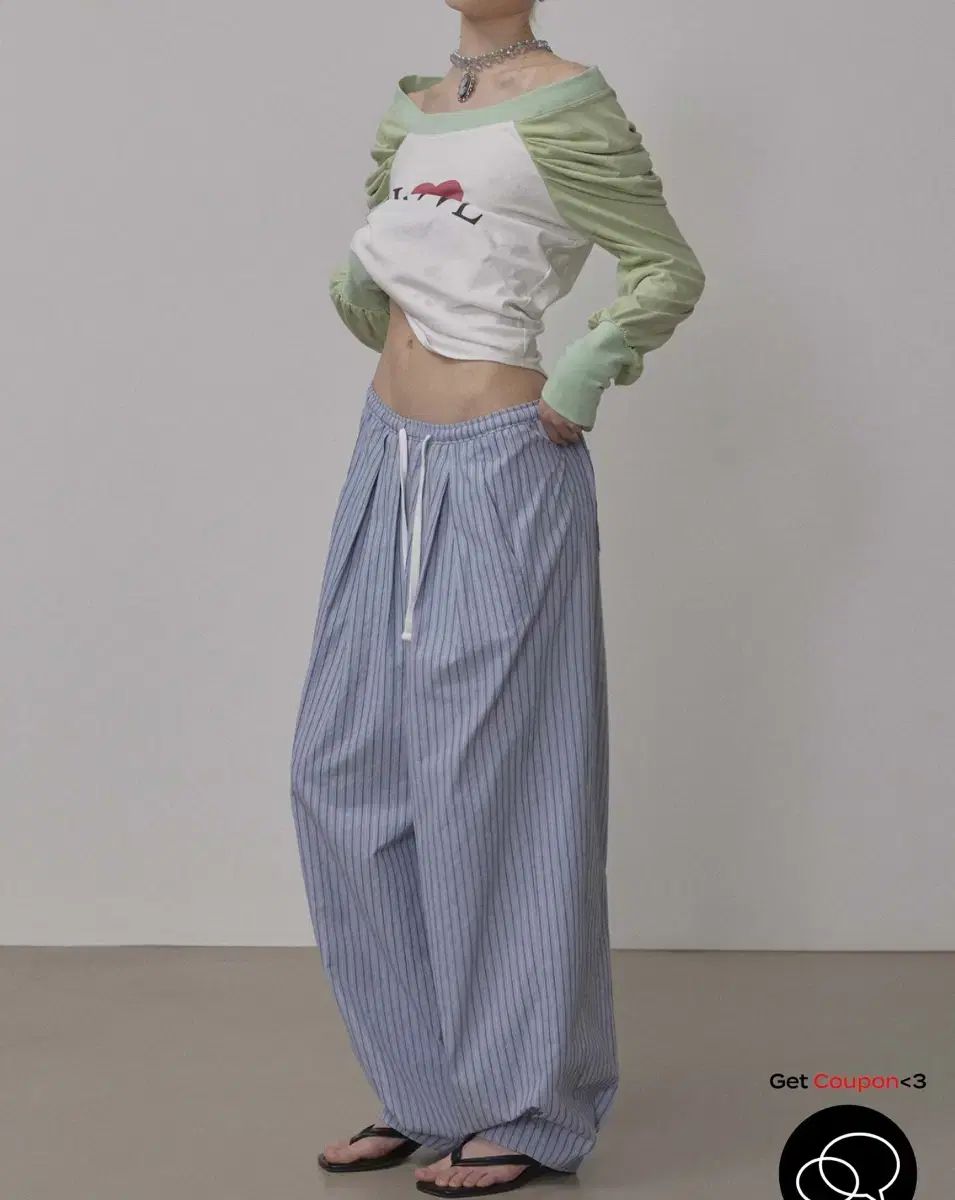 スカルプター バッド トゥ ゴ ピンタック パンツ