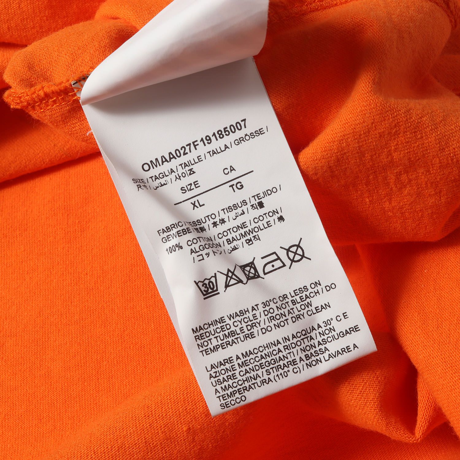 OFF-WHITE オフホワイト Tシャツ サイズ:XL / デジタル アロー クルー