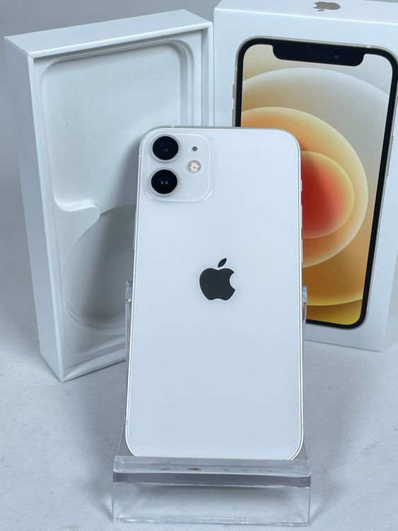 売り大阪【美品・ケース付】iPhone12miniホワイト64GB SIMフリー スマートフォン本体