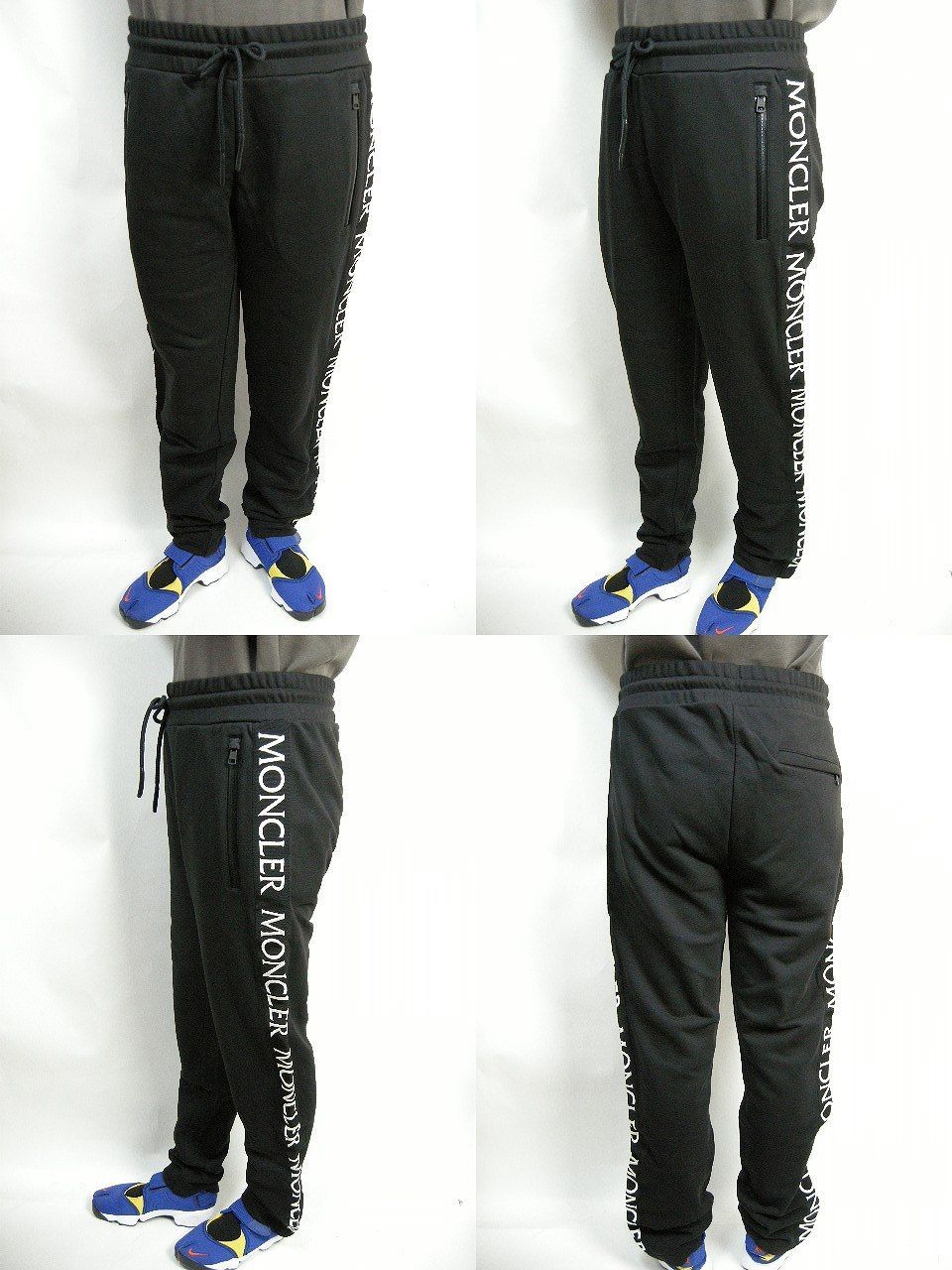 サイズL□新品 本物□モンクレール スウェットパンツ スエット 黒 メンズ