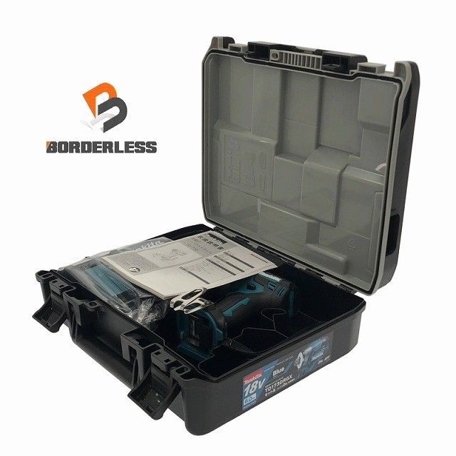 ♥品 makita マキタ 18V 充電式インパクトドライバ TD173D 青|ブルー 本体 充電器 ケース
