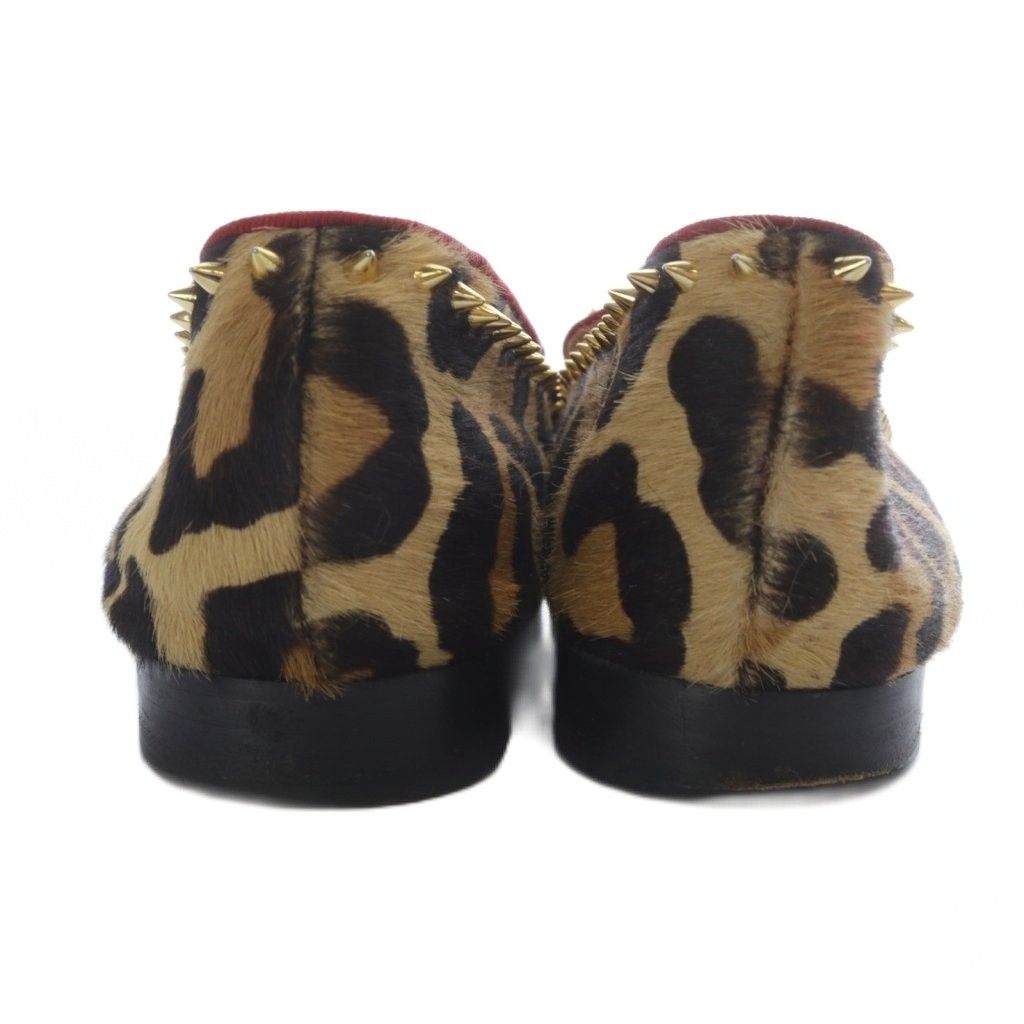 クリスチャンルブタン Christian louboutin ハラコ スパイク