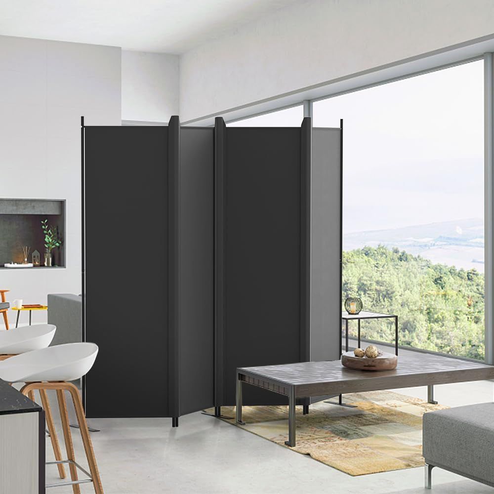 新着商品 Kokorona パーテーション 間仕切り 4連 カバーストリップ付き 高さ180cm 幅224cm 衝立パーテーション スクリーン 折りたたみ 布タイプ 屏風 目隠し 区切り 衝立 軽量 オフィス 事務所 グレー WWW_KANDAIZUMI_COM