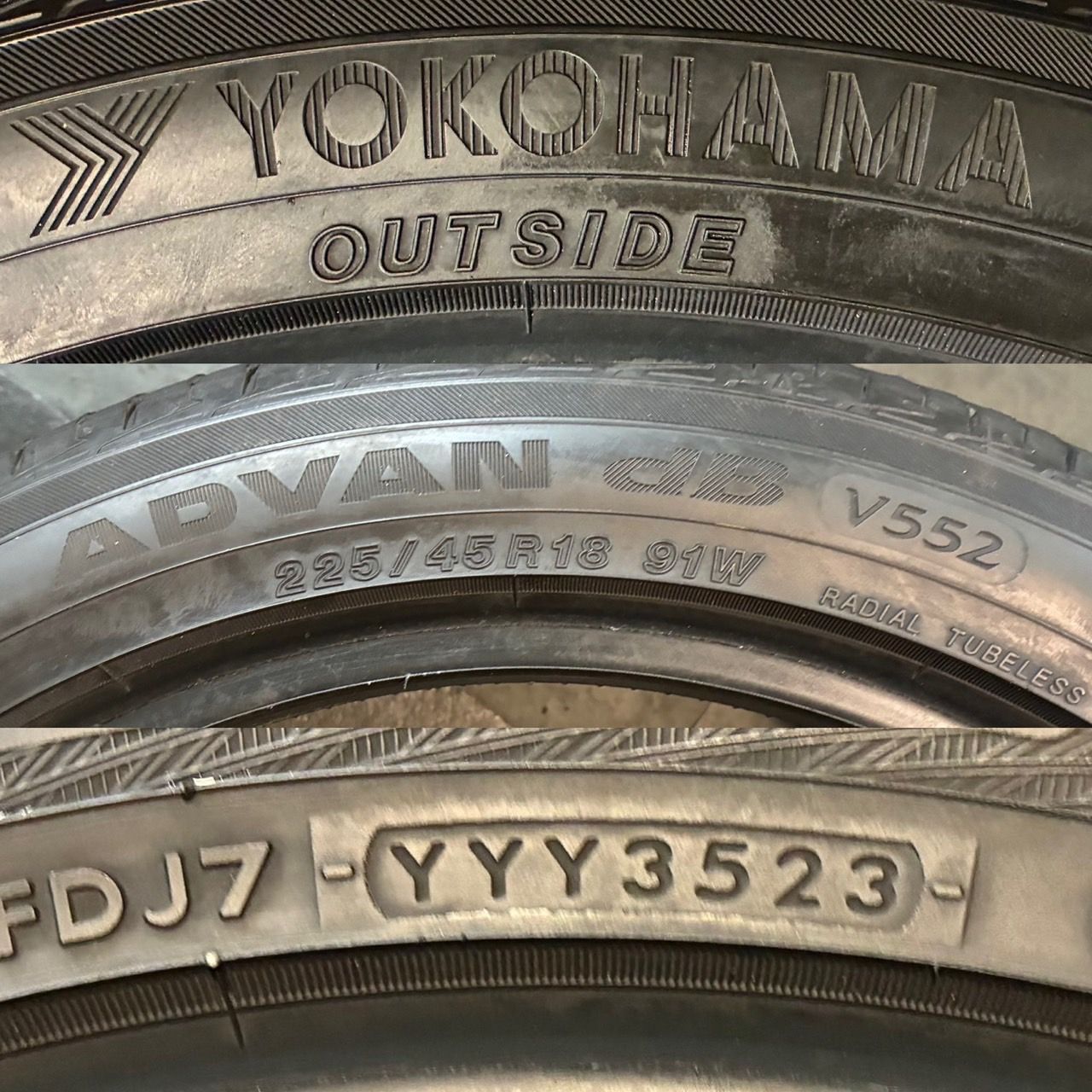 2023年製！ADVANdb！】235/45R18 サマータイヤ4本セット 2023年製