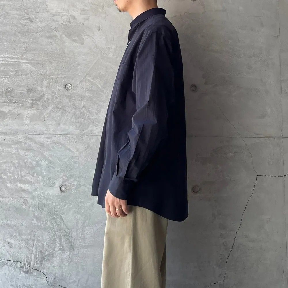 シャツ ネイビー