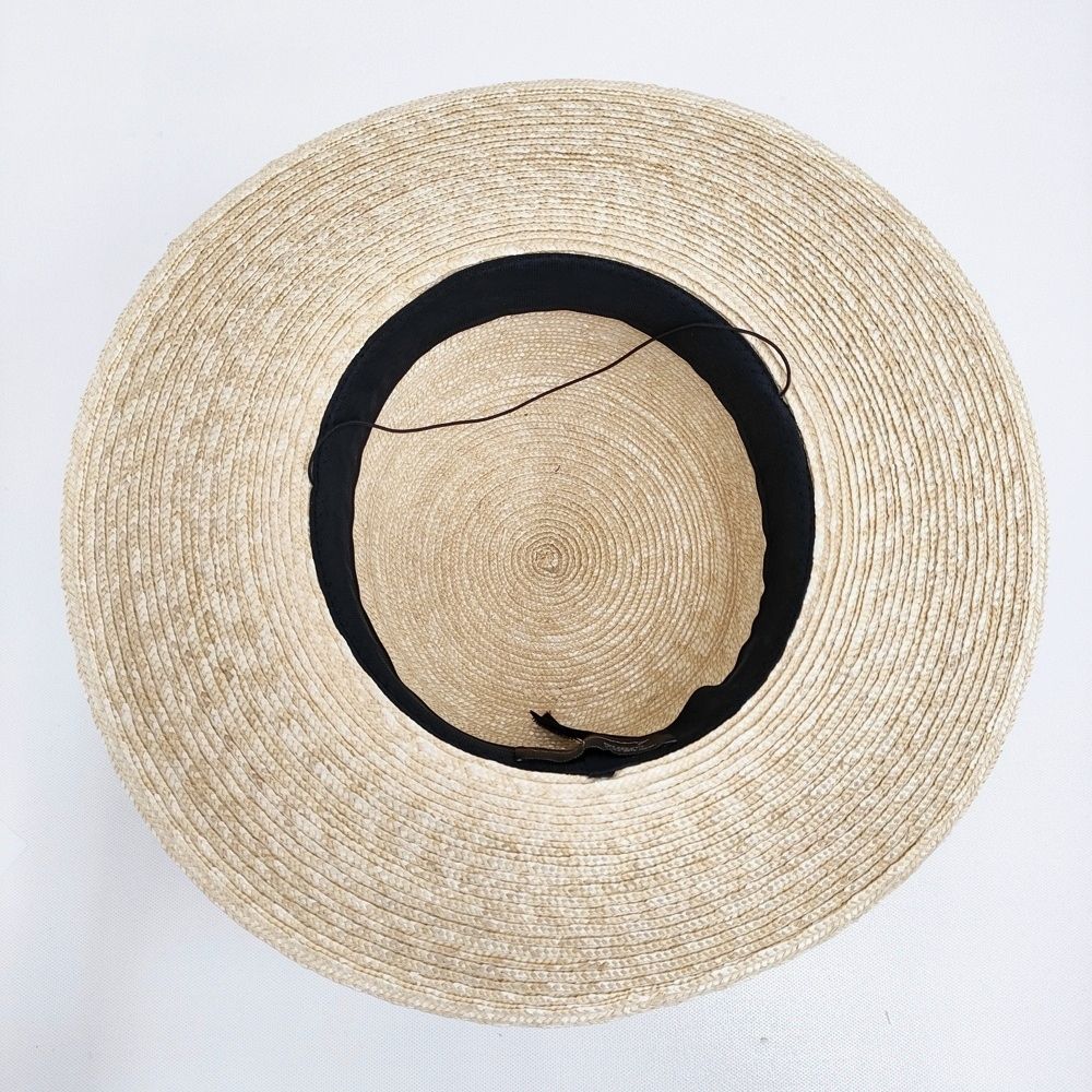 WICAGROCERY ストローハット 試着のみ wica grocery】ハット WICA