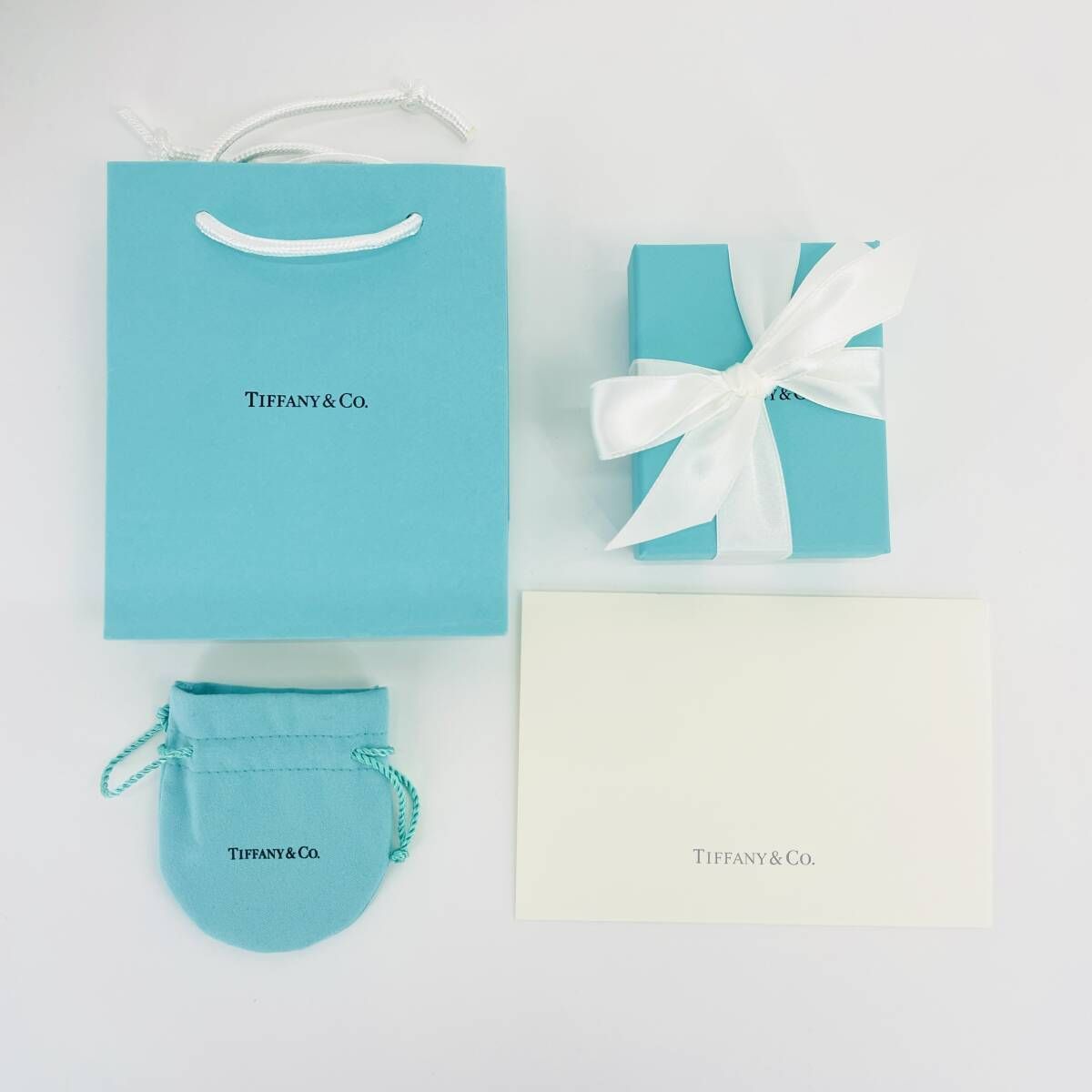 未使用 ティファニー ショッパー 空箱 袋 セット TIFFANY&Co. 031706