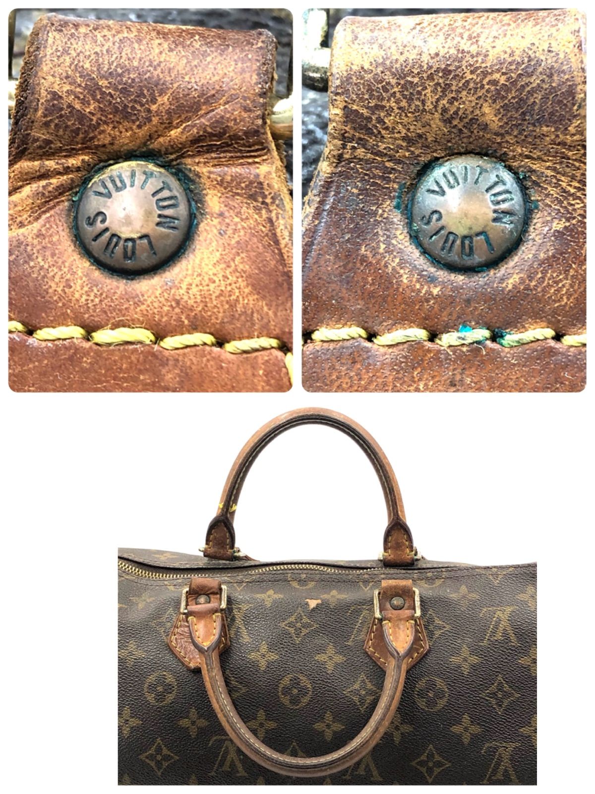 □鑑定済み□LOUIS VUITTON ルイヴィトン モノグラム スピーディ35