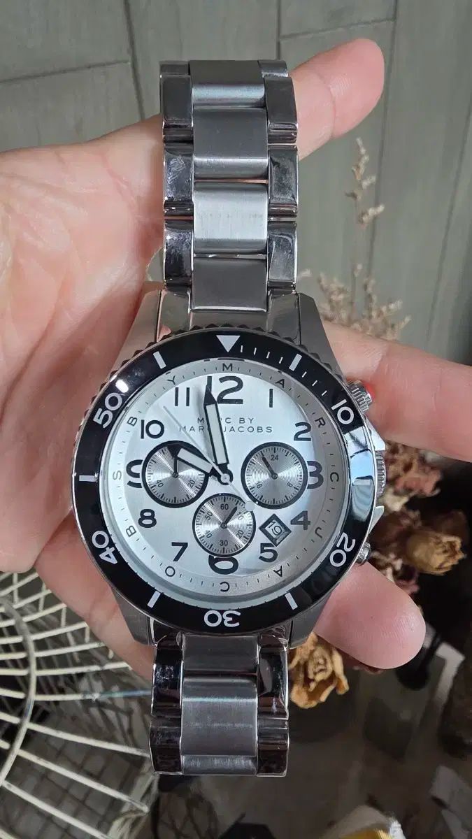 マークジェイコブス メタル 時計 クロノグラフ ダイバー