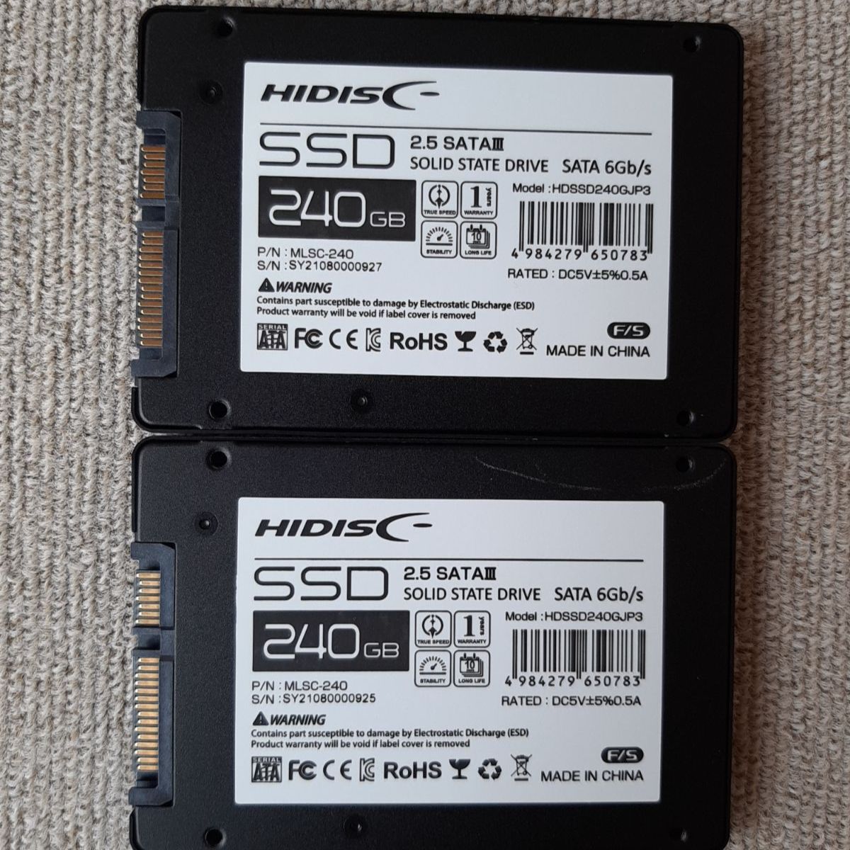 SSD 240GB 2点セット