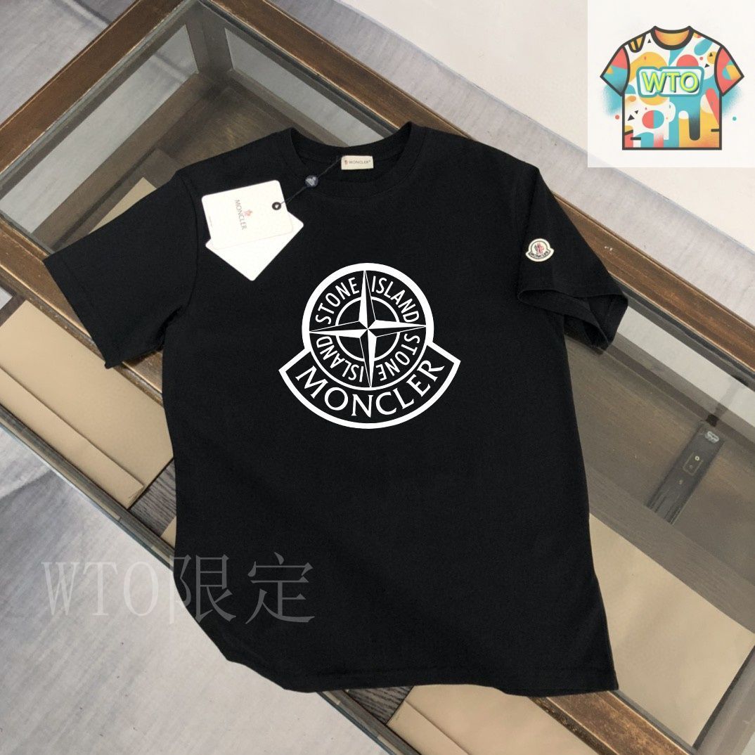 今日特価】MONCLER Summer Cotton Crew Neck Tee-1 - メルカリ