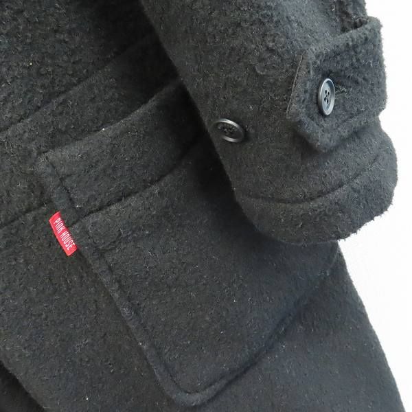 ピンクハウス PINKHOUSE ダッフルコート ロング フーディー ロゴ 花