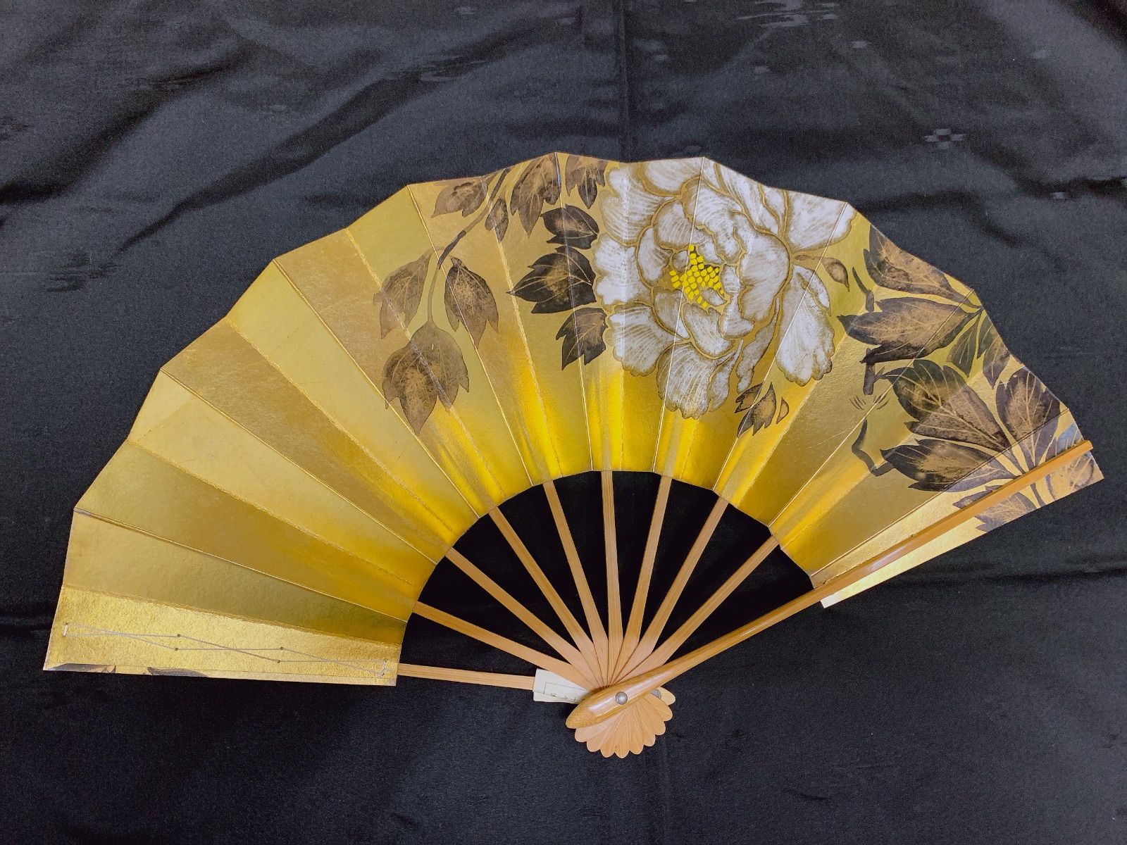 日本舞踊 舞扇子⑤ 2本セット ゴールド 舞扇 日本舞踊 舞扇子 日舞