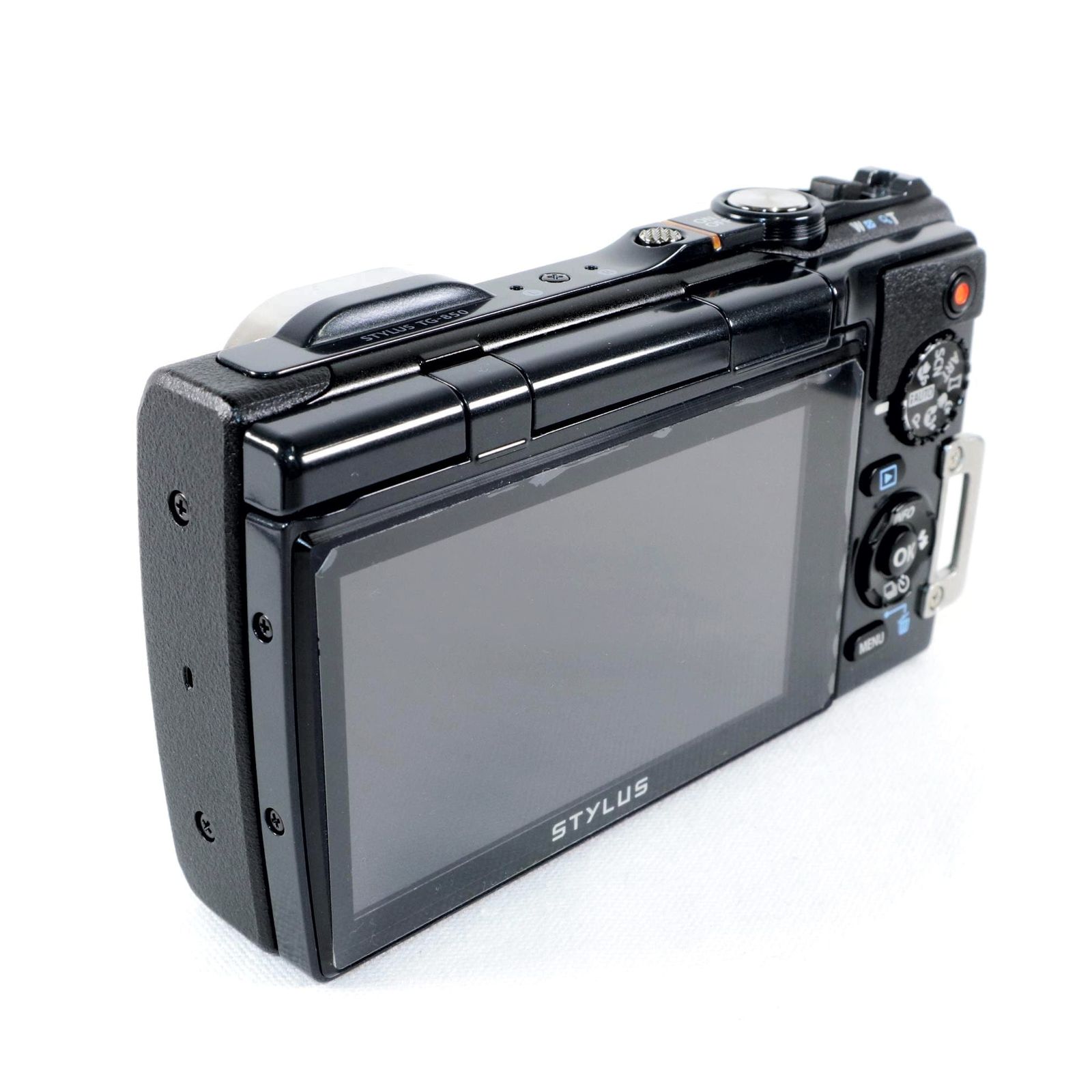 美品》 デジカメ 防水 OLYMPUS STYLUS TG-850 Tough ブラック 
