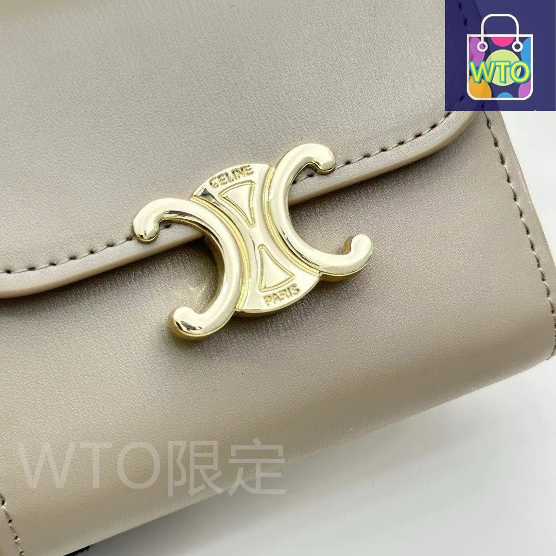 【直営】CELINE チェーンウォレット テキスタイル トリオンフ 本日限定】?Celine トリオンフ チェーンウォレット 10783 ? 高級