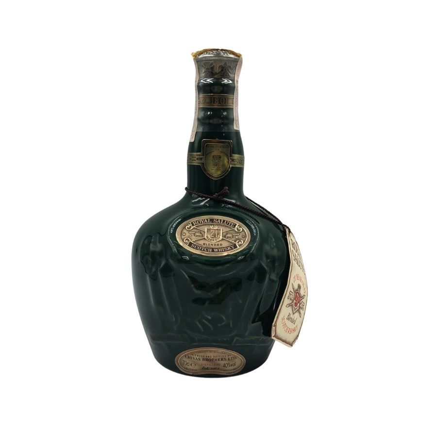 未開栓】ROYAL SALUTE ロイヤルサルート 21年 緑 グリーン 陶器