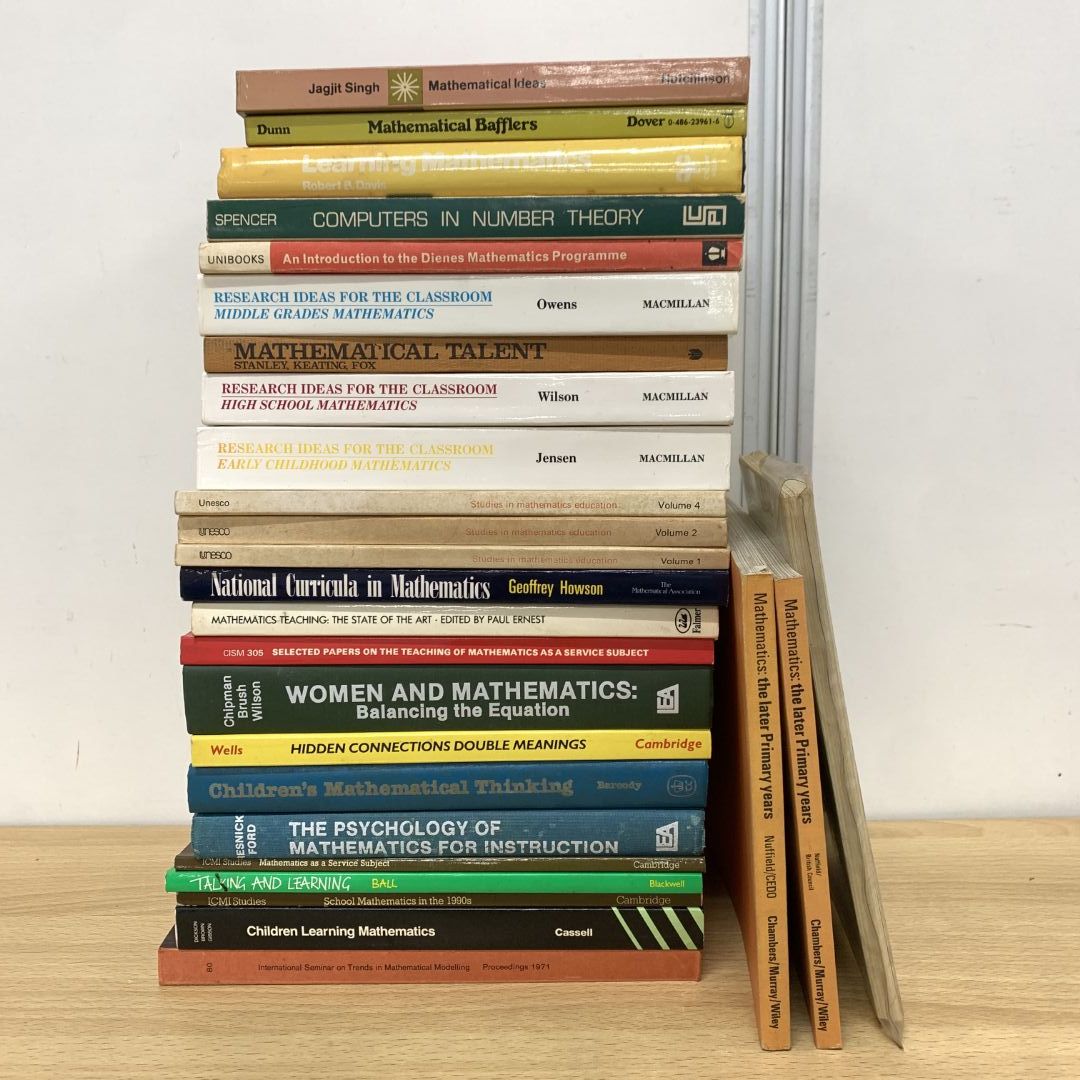 01)【同梱不可】数学教育などの洋書 まとめ売り約20冊セット/本/シュプリンガー/中学校/小学生/指導/学校/教師/子ども/カリキュラム/B