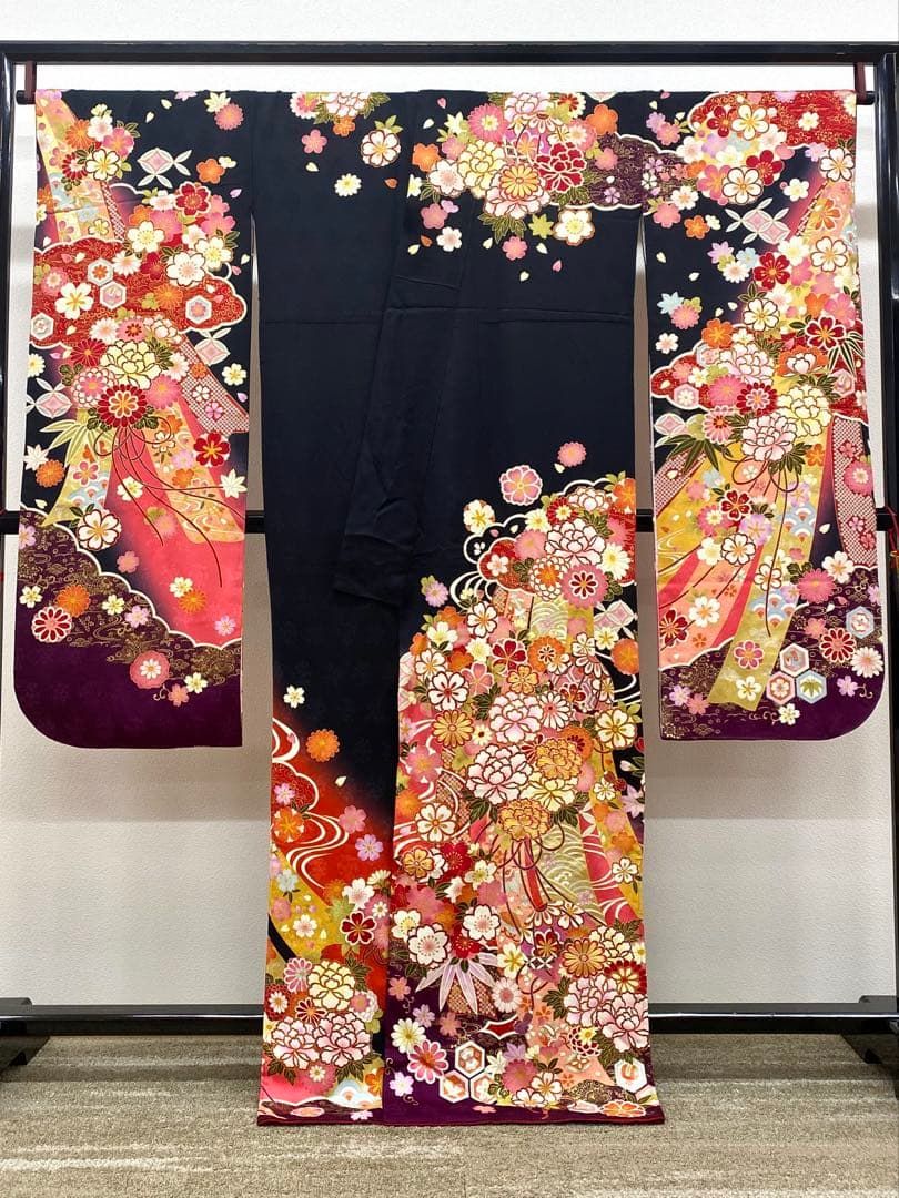 振袖 豪華 金駒 金彩 紋意匠 身丈165cm 撥水加工済 振袖 豪華 金駒 金彩 紋意匠 身丈165cm 撥水加工済 【公式通販】