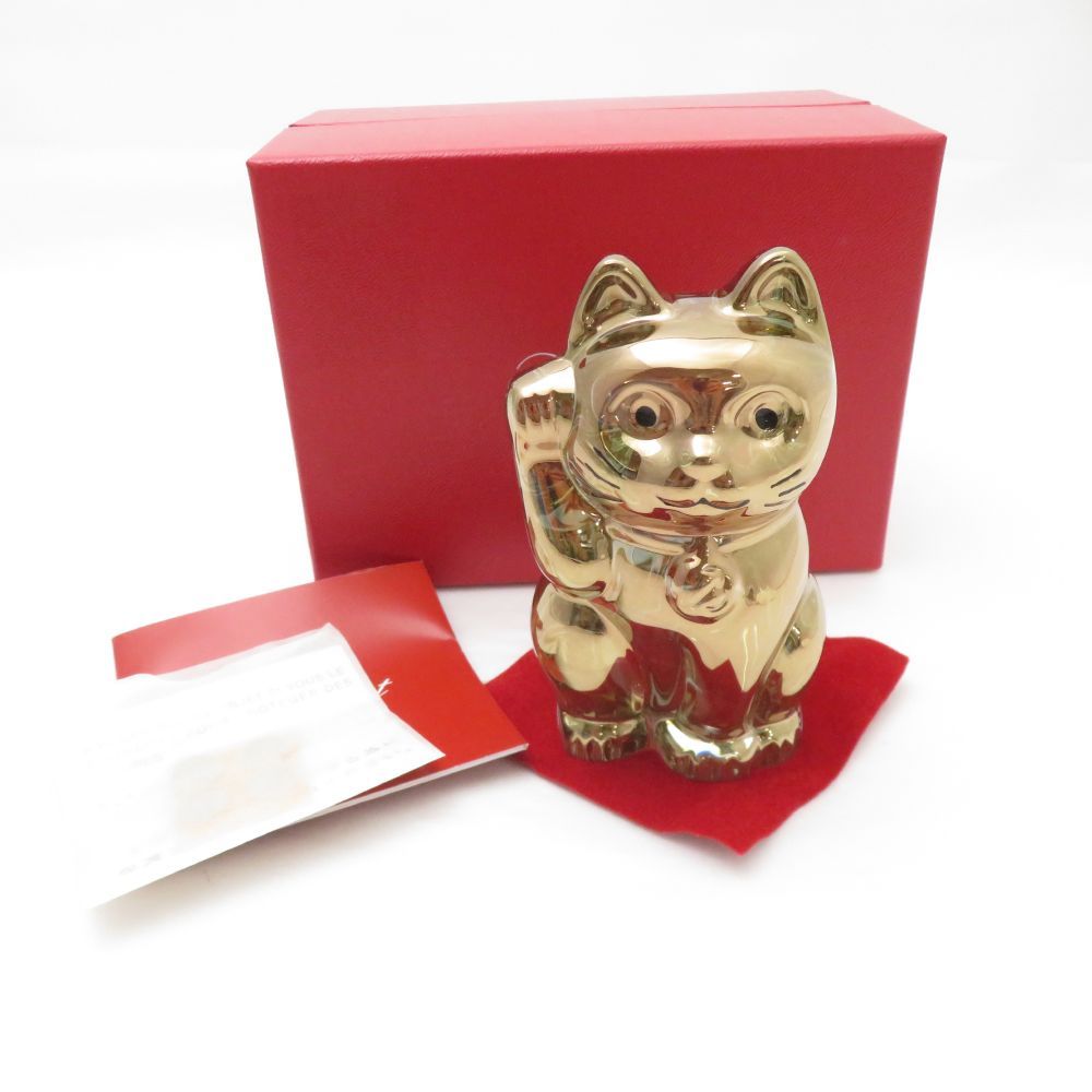 美品　Baccarat バカラ　まねき猫 招き猫 ラッキーキャット Amazon.co.jp: バカラ BACCARAT まねき猫 招き猫 ラッキー