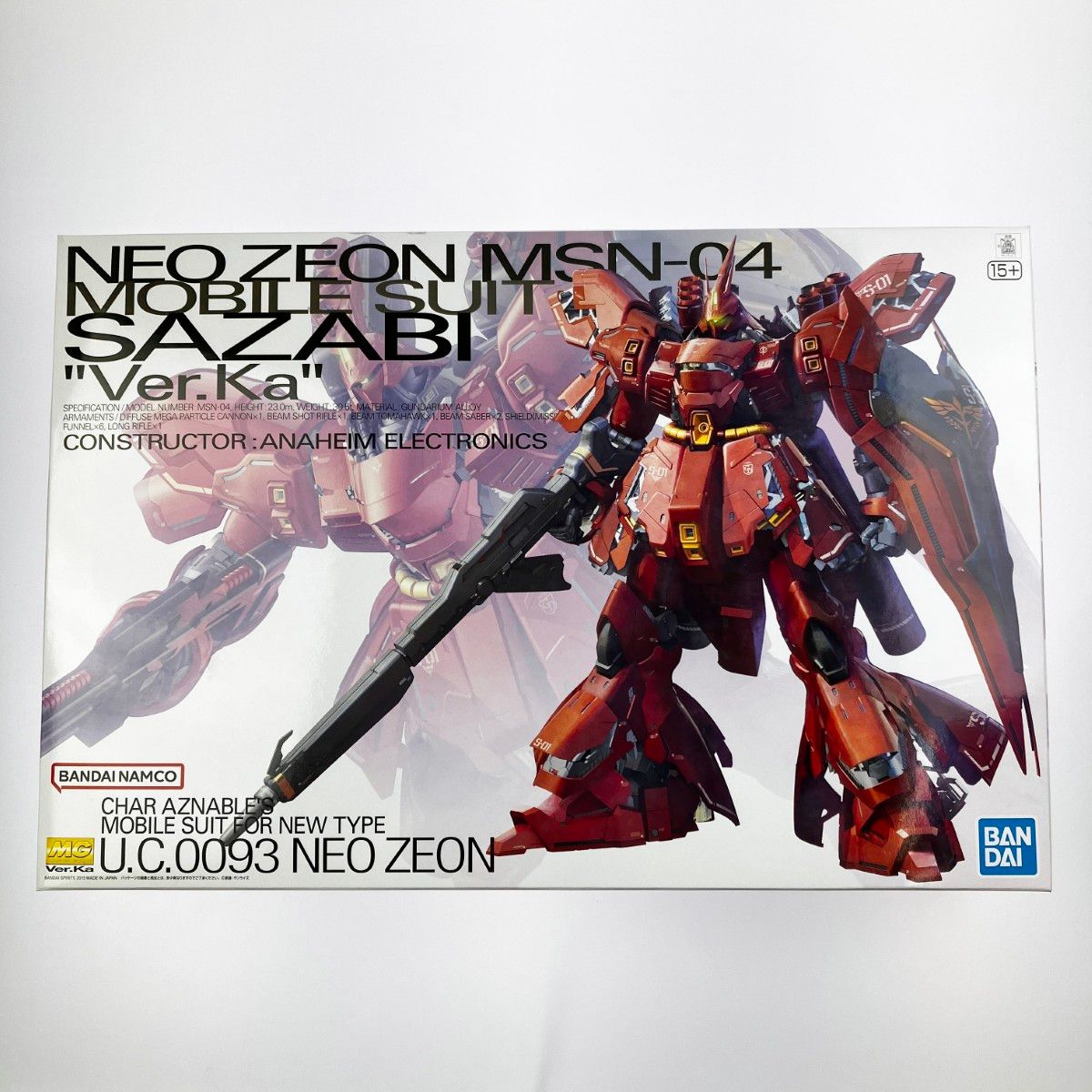 ▽▽バンダイスピリッツ MG 1 100 サザビー Ver.Ka 未組立品