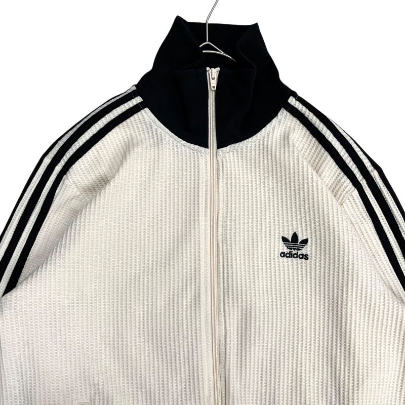 adidas ワッフル トラックジャケット ホワイト アディダス