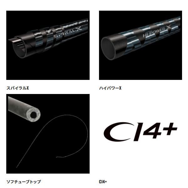 シマノ ЯⅠ 21 カーディフ AX S62XUL-F ロッド トラウト