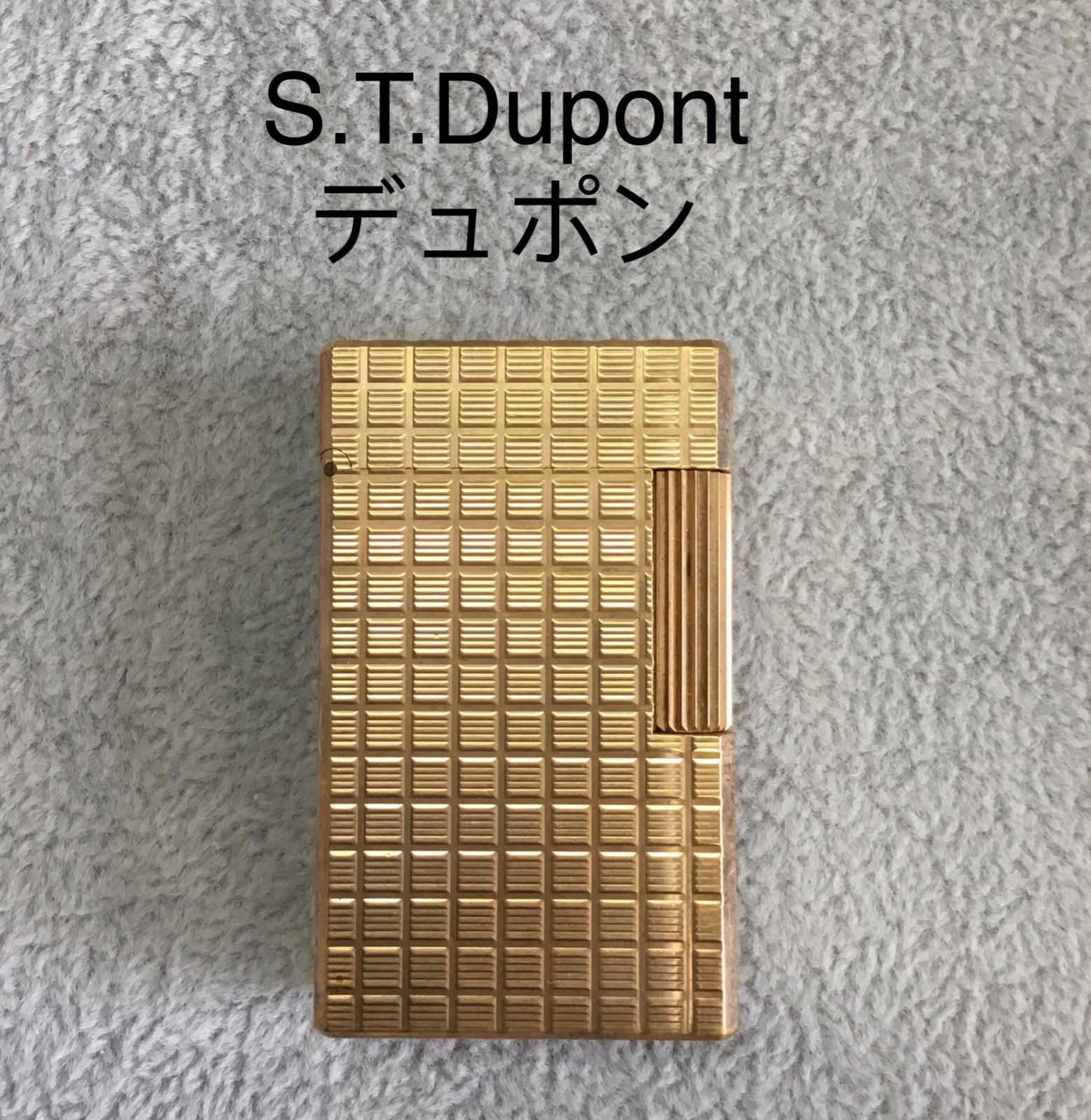 S.T.Dupont デュポン ライン ゴールド色 ライター - メルカリ