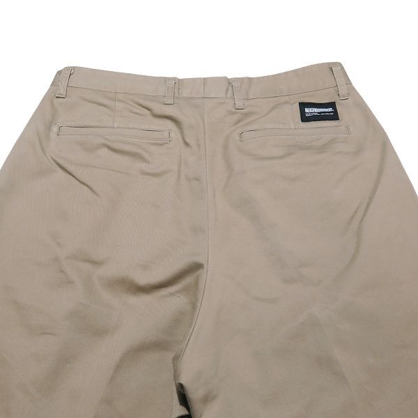 NEIGHBORHOOD TWO TUCK チノパン M ベージュ NEIGHBORHOOD ネイバーフッド 23AW TWO TUCK PANTS 232SPNH