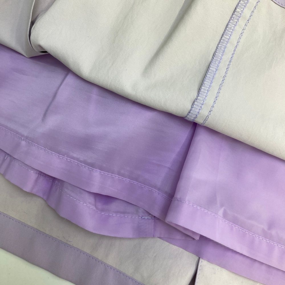 サイズ：40 ADABAT アダバット インナー付 スカート パープル系