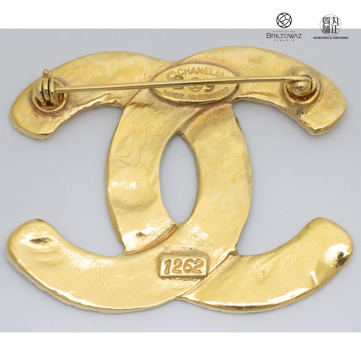 SALE)シャネル ブローチ ココマーク ゴールド金具 1262 メッキ 29  